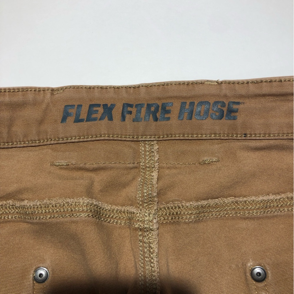 Men's Duluth Flex Fire Hose Relax Fit Cargo Work Pants 36 X 30 - Picture 4 of 9